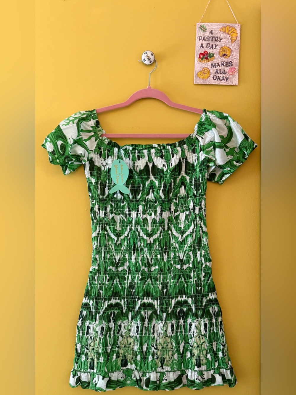Smocked Mini Dress